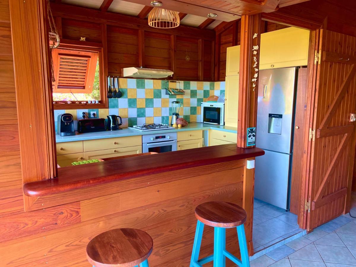 Villa Nature Caraibe Lodge, Vue Mer, Piscine Privee Deshaies Bagian luar foto