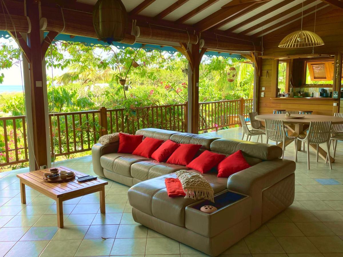 Villa Nature Caraibe Lodge, Vue Mer, Piscine Privee Deshaies Bagian luar foto