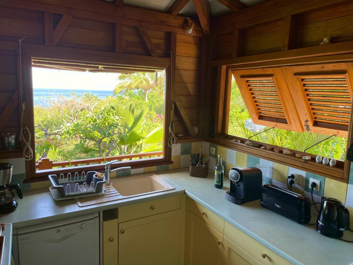 Villa Nature Caraibe Lodge, Vue Mer, Piscine Privee Deshaies Bagian luar foto