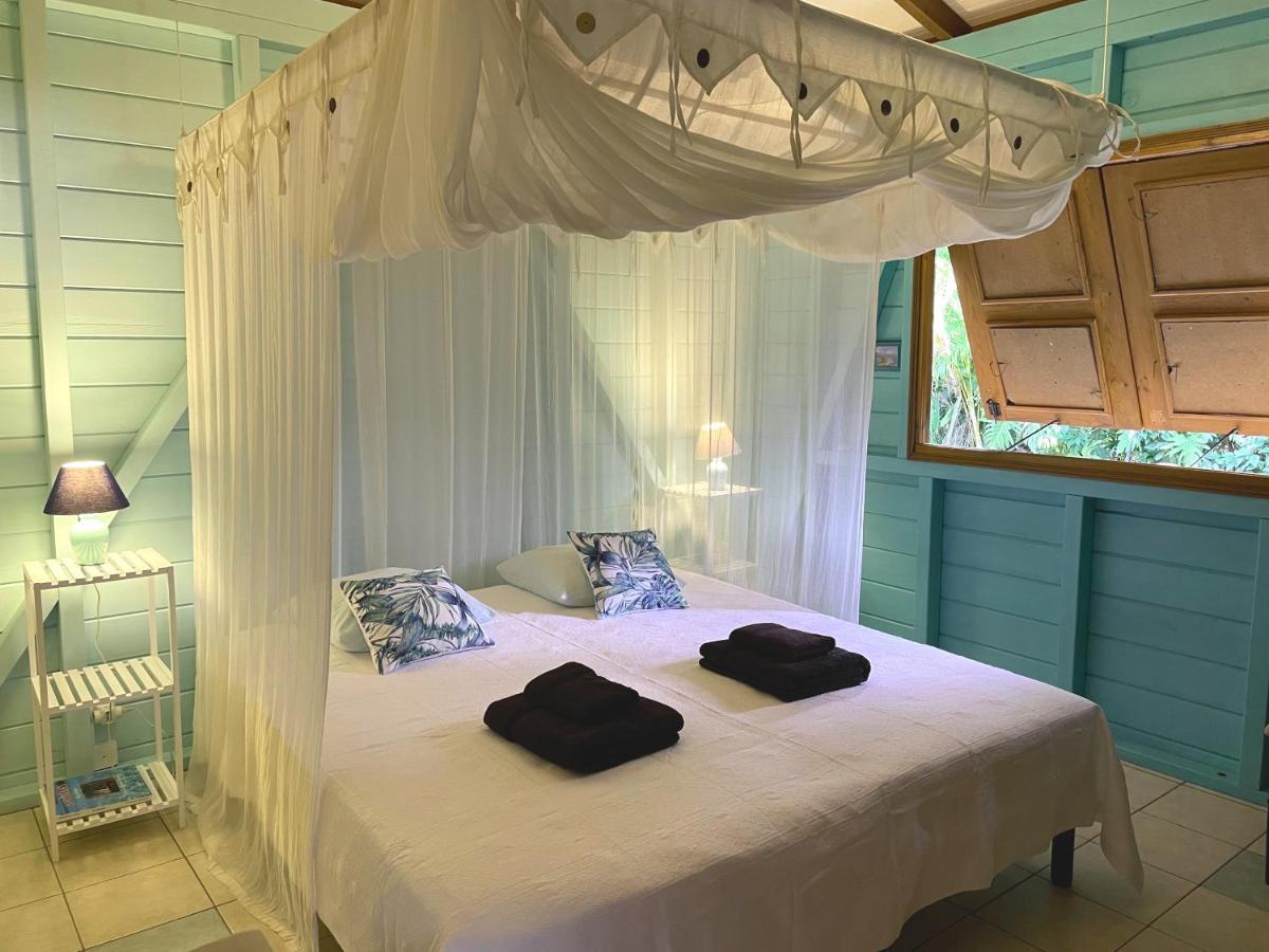 Villa Nature Caraibe Lodge, Vue Mer, Piscine Privee Deshaies Bagian luar foto
