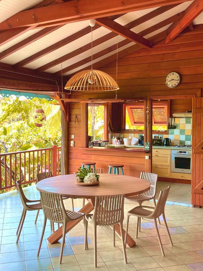 Villa Nature Caraibe Lodge, Vue Mer, Piscine Privee Deshaies Bagian luar foto