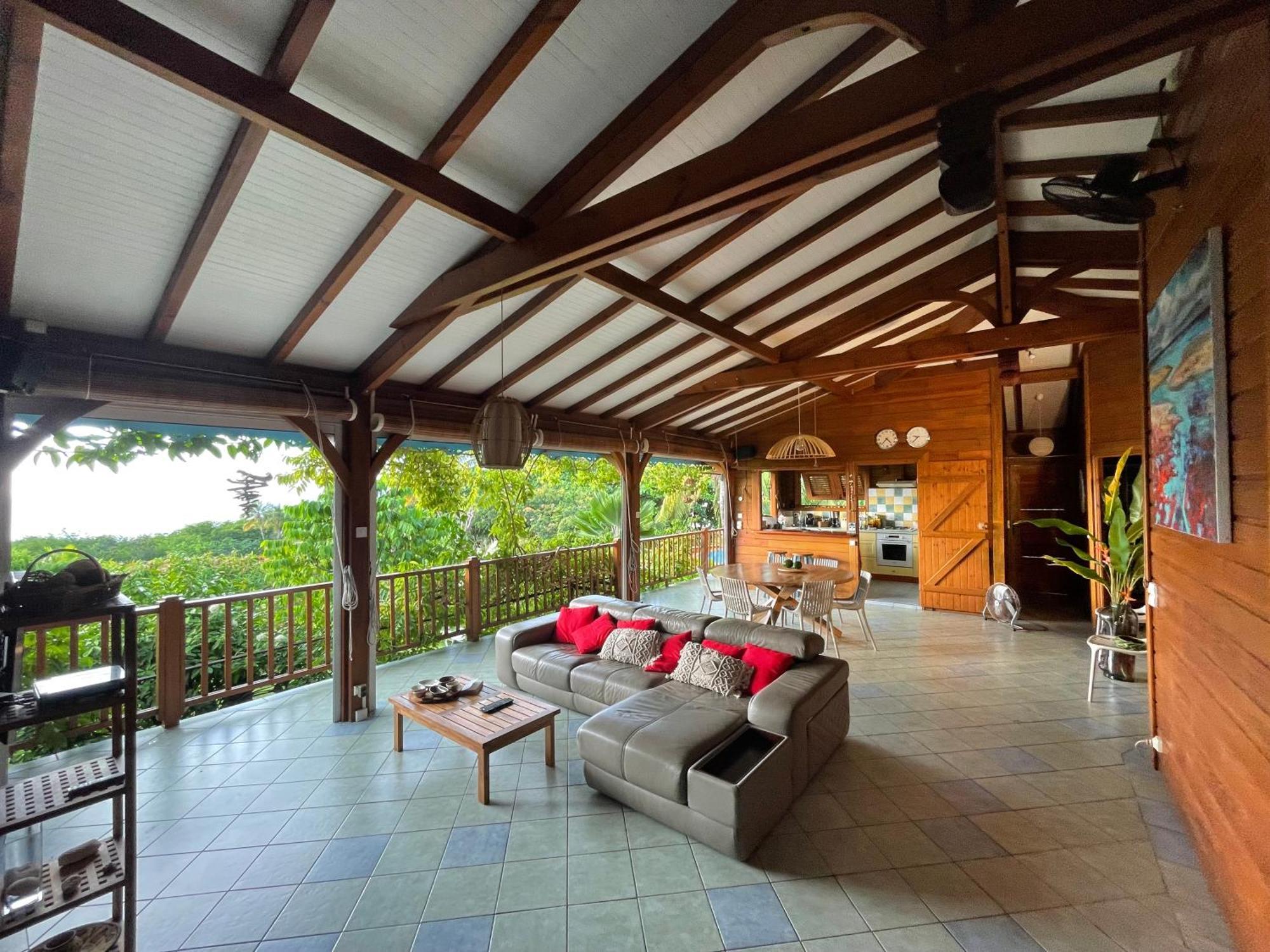 Villa Nature Caraibe Lodge, Vue Mer, Piscine Privee Deshaies Bagian luar foto