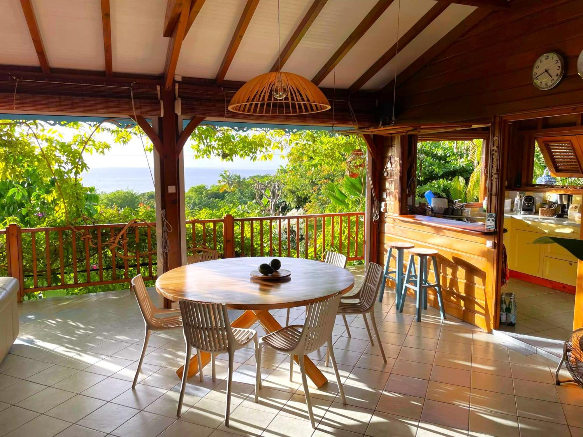 Villa Nature Caraibe Lodge, Vue Mer, Piscine Privee Deshaies Bagian luar foto